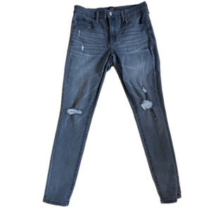 GAP denim gray distressed skinny favorite jeggings jeans‎ bottoms women’s pants